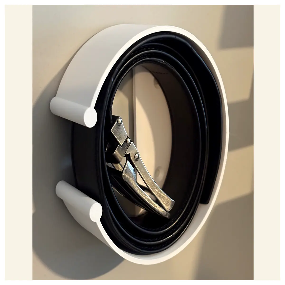 belt organizer wall mount command strips adhesive hook no drill belt hanger for closet storage