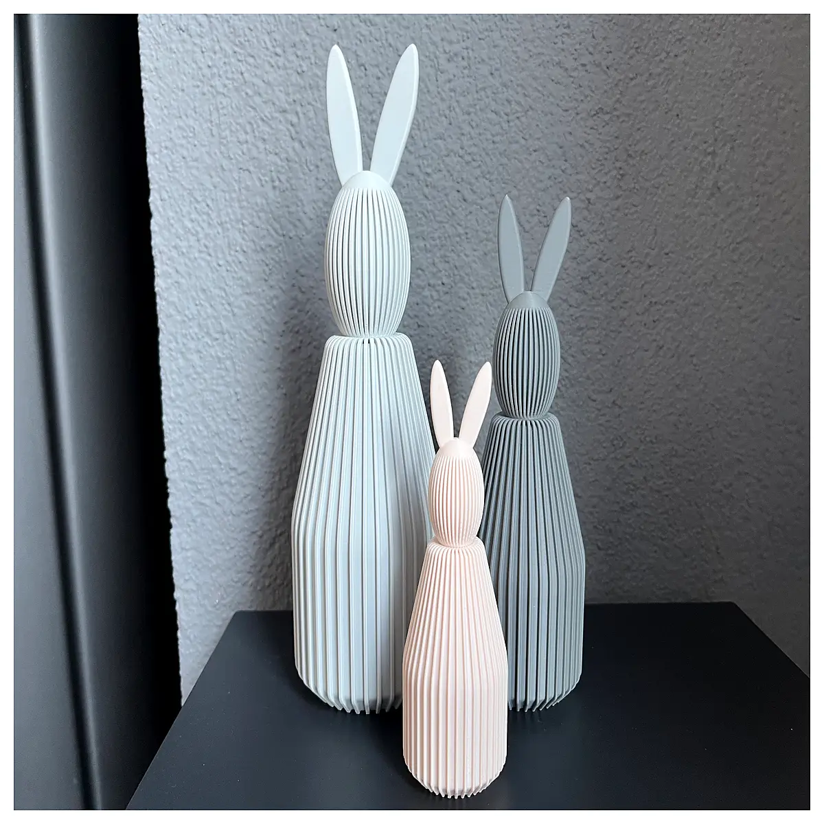 cute mini bunny figurines for home decor pastel easter egg nest centerpieces spring holiday table ornaments