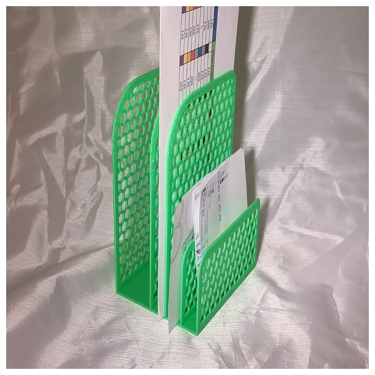 Desktop Document Organizer Stand Vertical Paper Holder for Desk Office Storage Solution Space Saving Accessory
