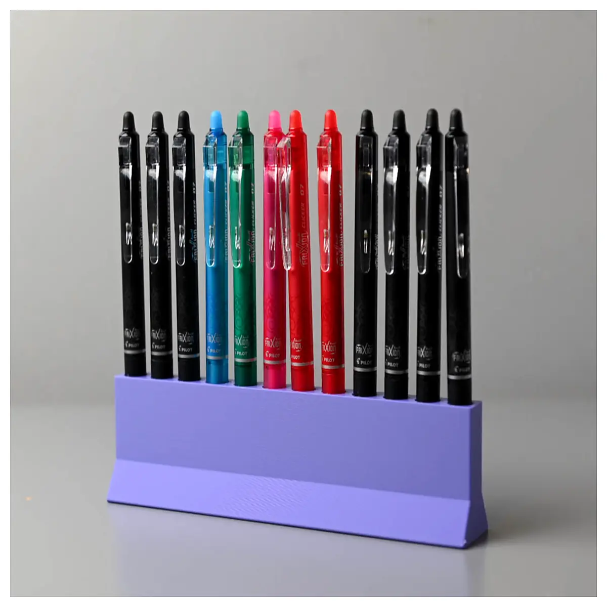 adjustable slotted pen holder desk organizer modular pencil cup storage