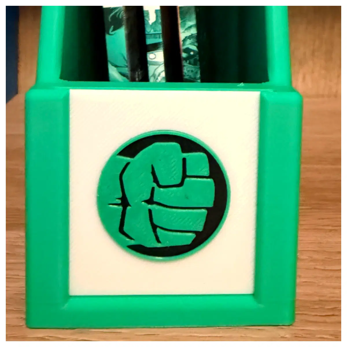hulk comic book storage box organizer label sticker superhero collection case