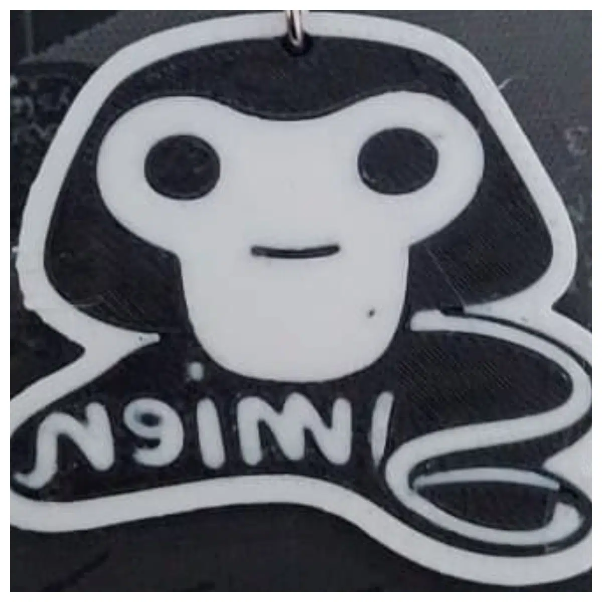 Monkey Keychain Primate Charm Creative Bracelet Accessory Animal Figure Pendant Keyring Decoration