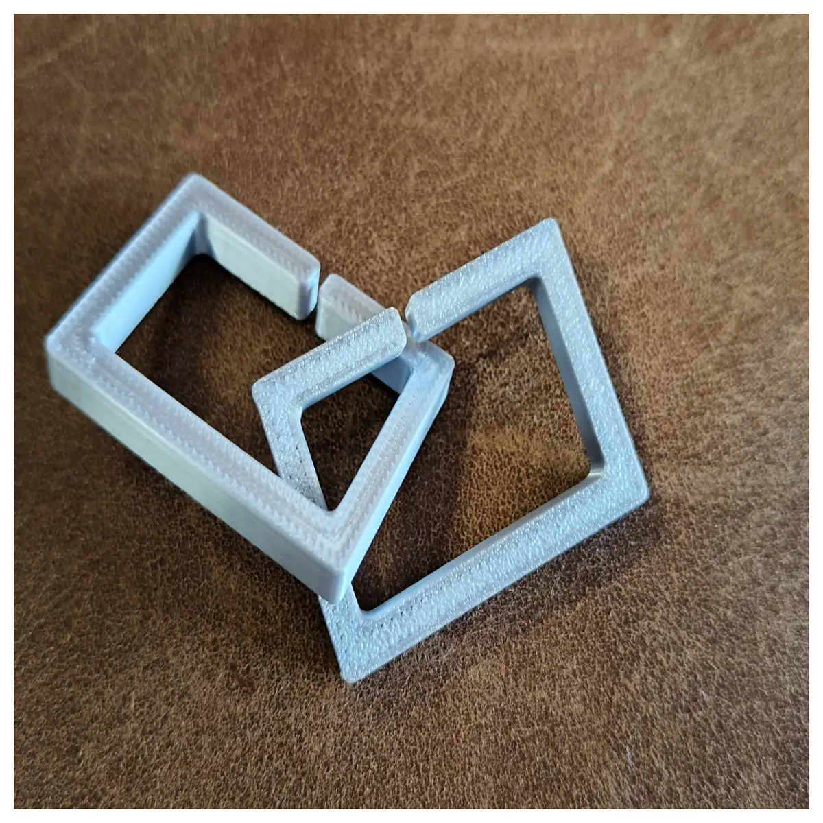 Square Chain Link Belt Buckle Rectangular Chain Decoration Gavainer Belt Chain Chain Link Accessory Chain Decoration