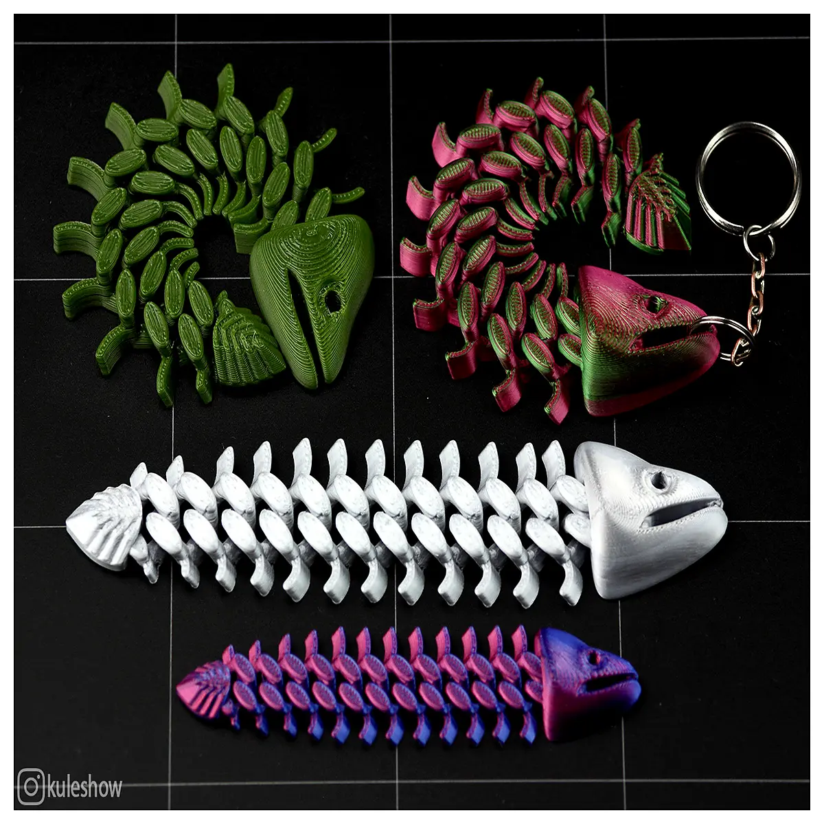 Flexible Eel Chain Fishing Connector Tackle Accessory Soft Eel Dive Line Fishing Gear