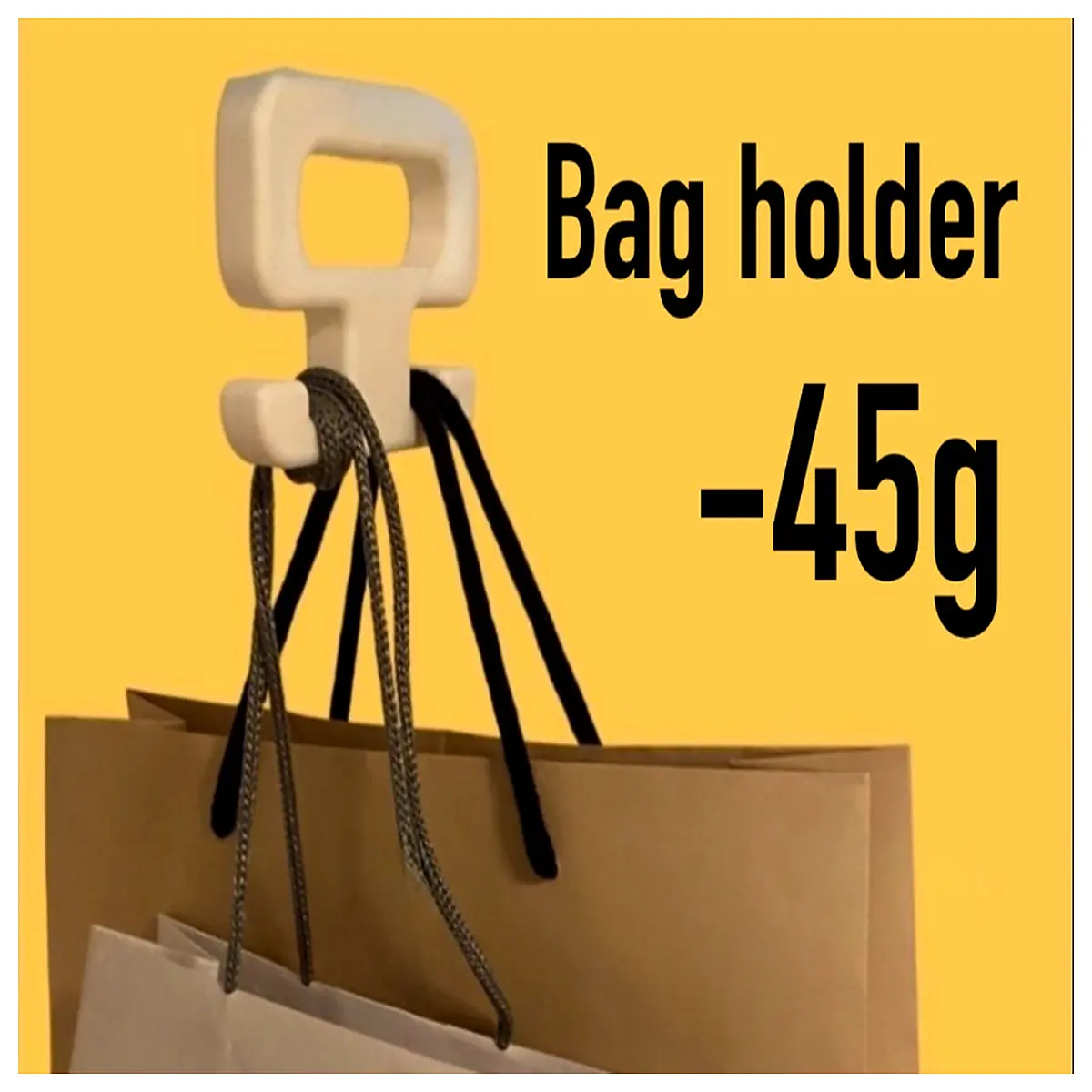 duty paper bag handles 45gms reinforced up pouch supports for retail packaging