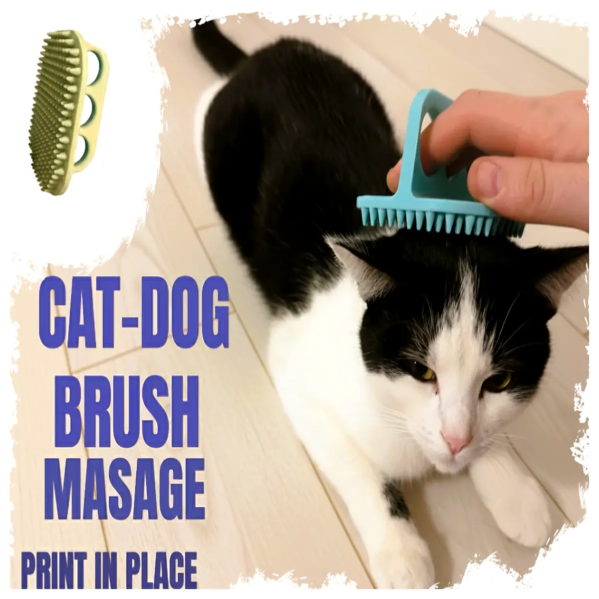 Cat Dog Massage Brush Pet Cleaning Brush Fast Cleaning Teeth Tongue Odor Relief Pet Oral Care Brush Tooth Cleaning Tool Pet Hygiene Supplies