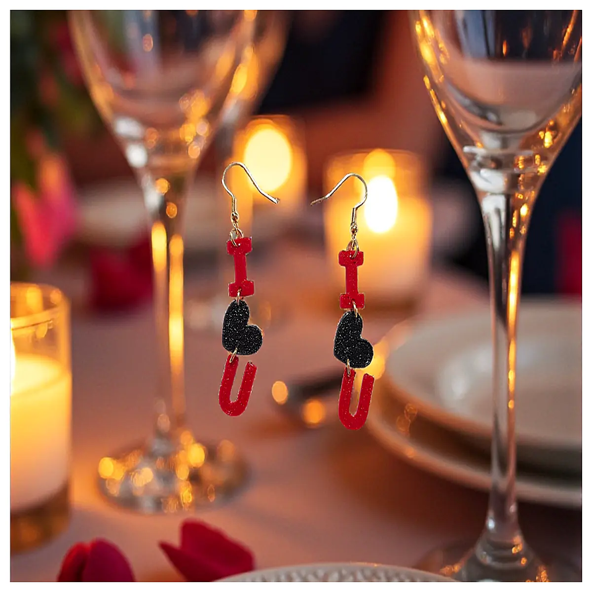 Earrings Women s Simple Elegant Fashion Jewelry Girlfriend Romantic Love Accessories
