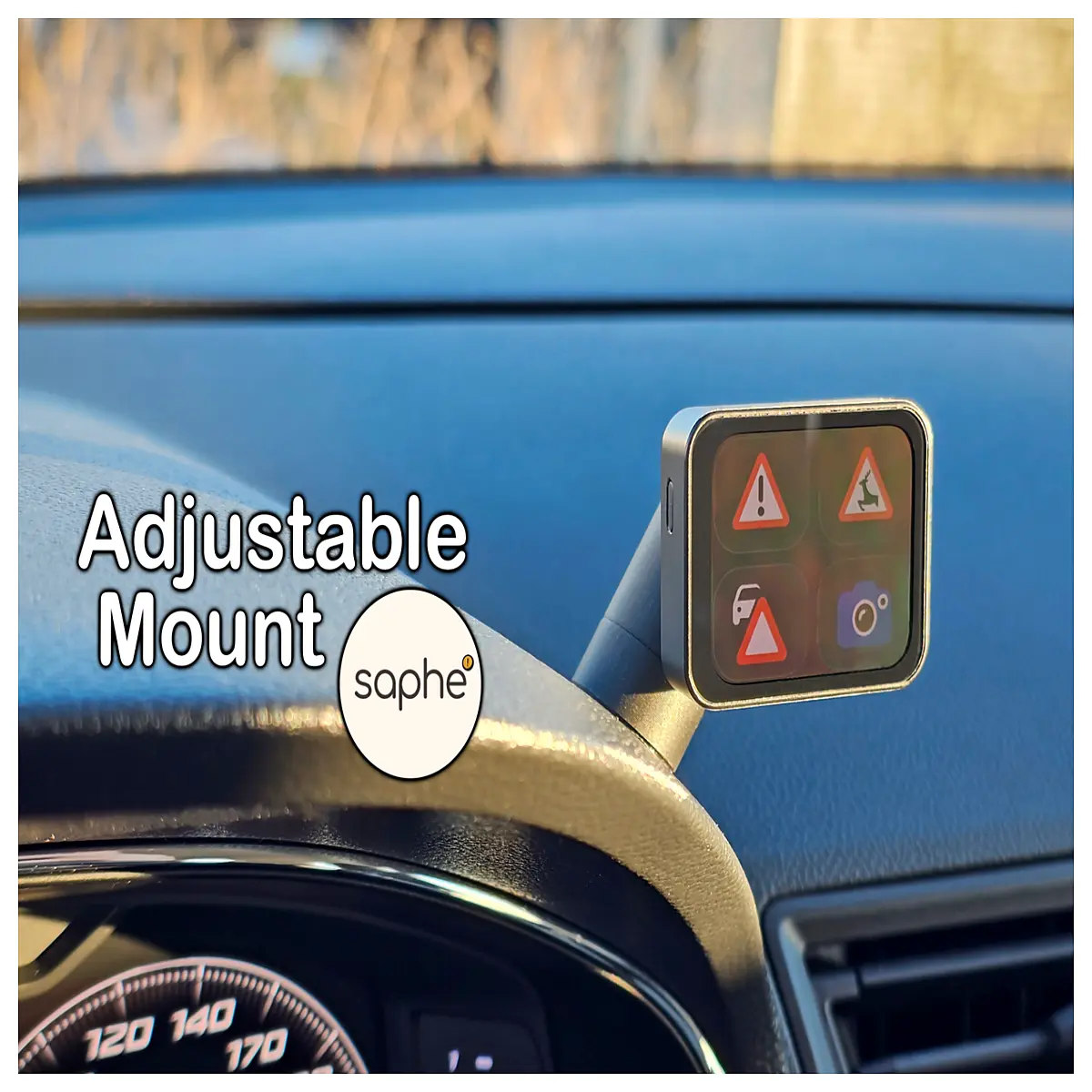 Saphe T Adjustable Magnetic Mount Phone Car Holder Dashboard Magnetic Bracket Mobile Phone Holder Accessory
