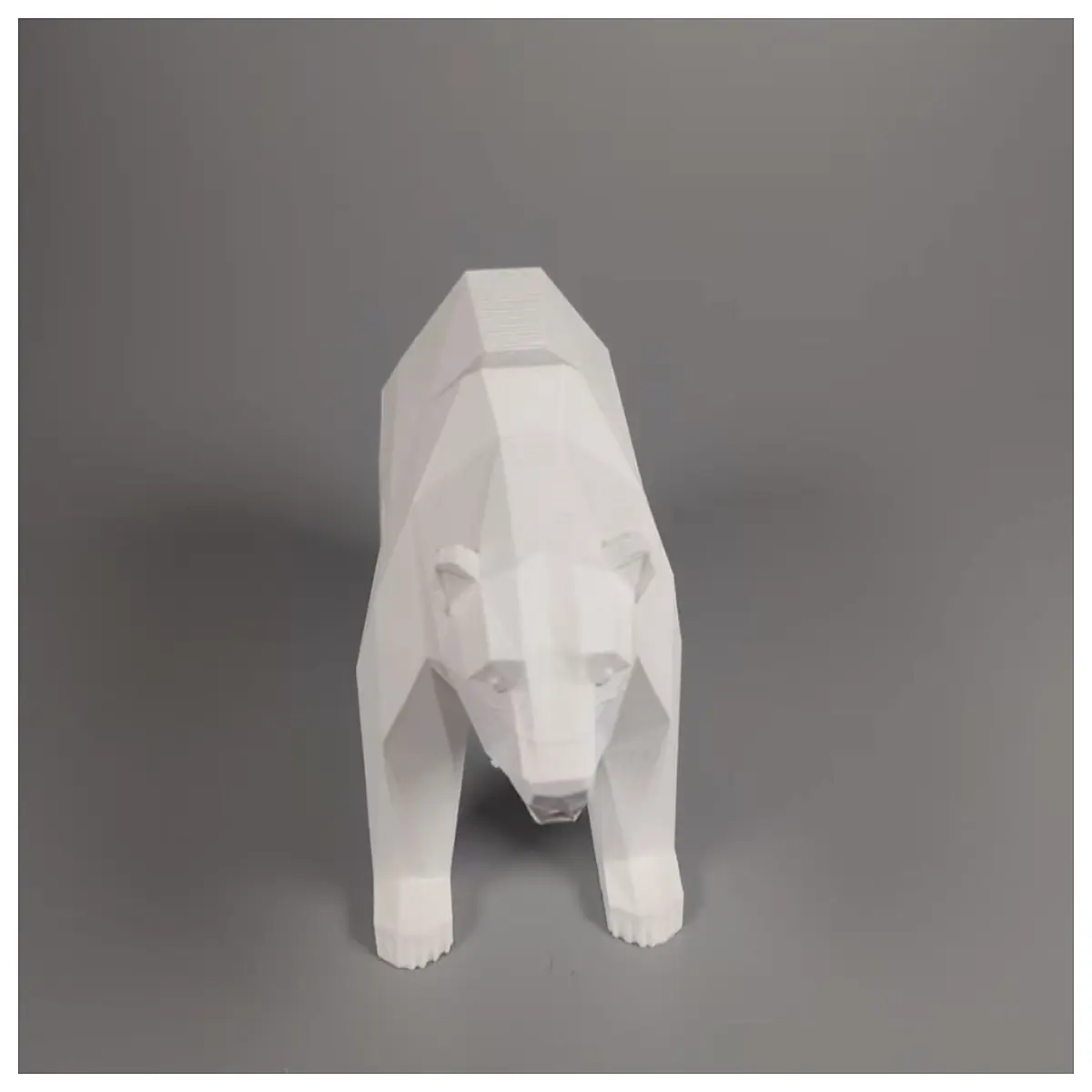 Hexagonal Polar Bear Toy Geometric Shape Plush Educational Kids Toy Gift Early Learning Shape Recognition