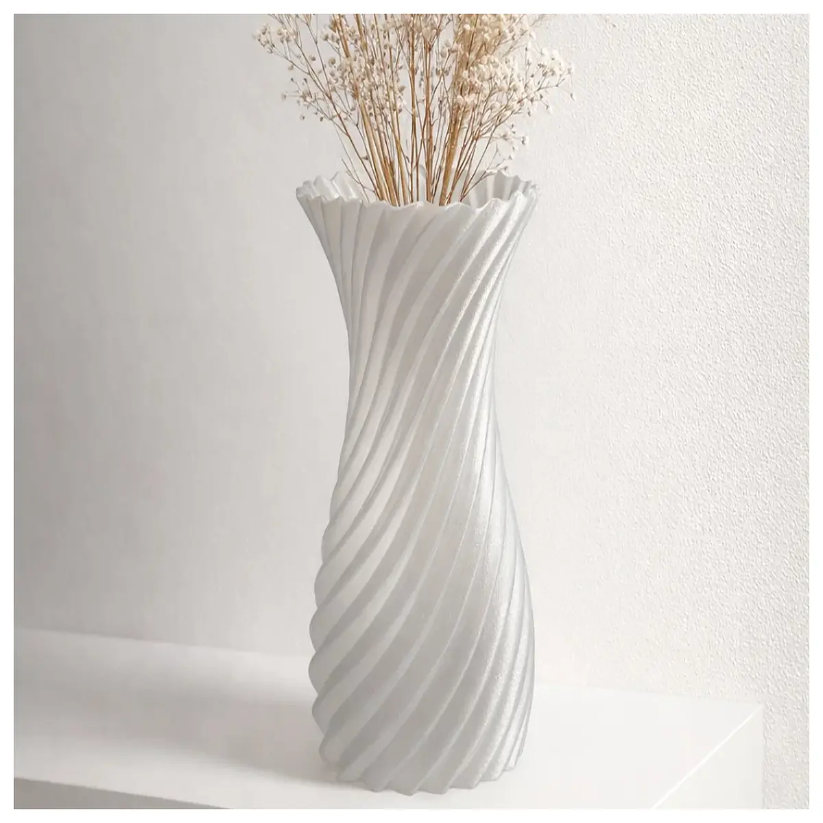 Spiral Modern Vase Decor Home Decoration Multi Purpose Art Piece Display Creative Vase Shape