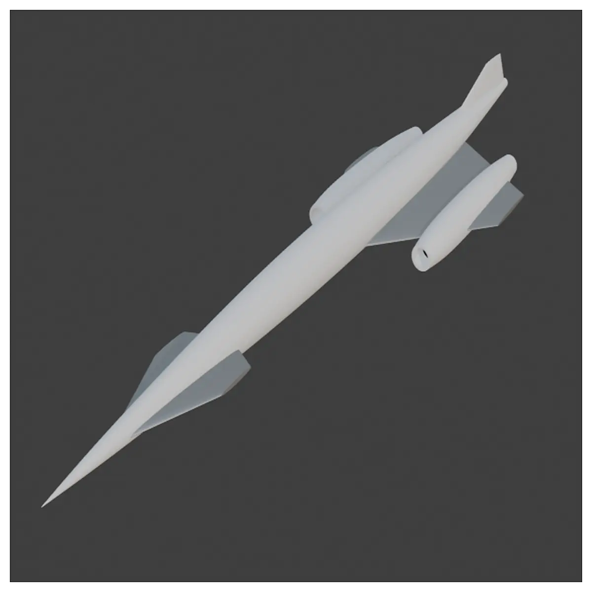Hypersonic Aircraft Concept Model Fighter Parts Aviation Accessories Flight Components Bombing Plane Parts