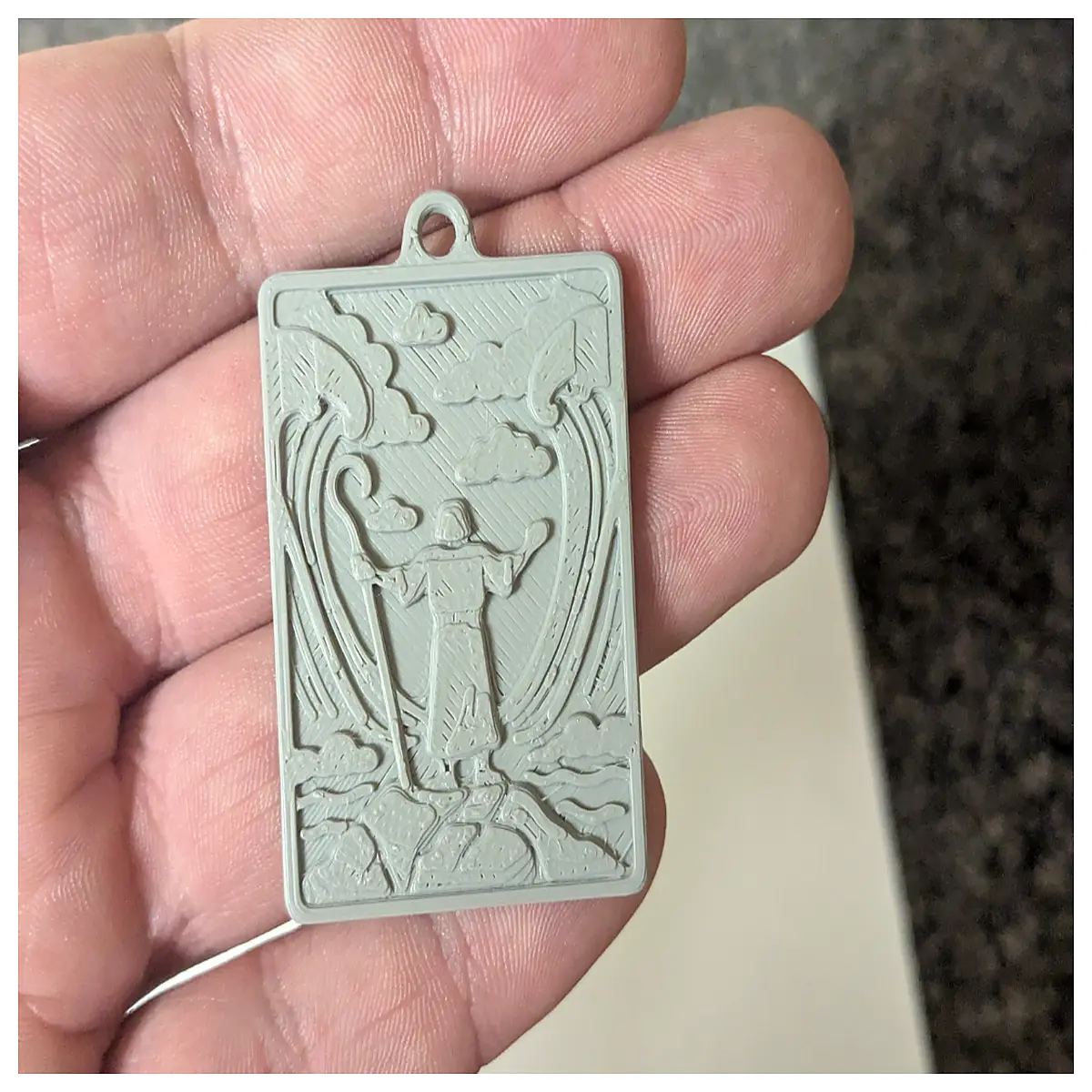 Bible Keychain Moses Parting the Religious Memorial Gift Faith Ornament Jesus Cross Christian Jewelry