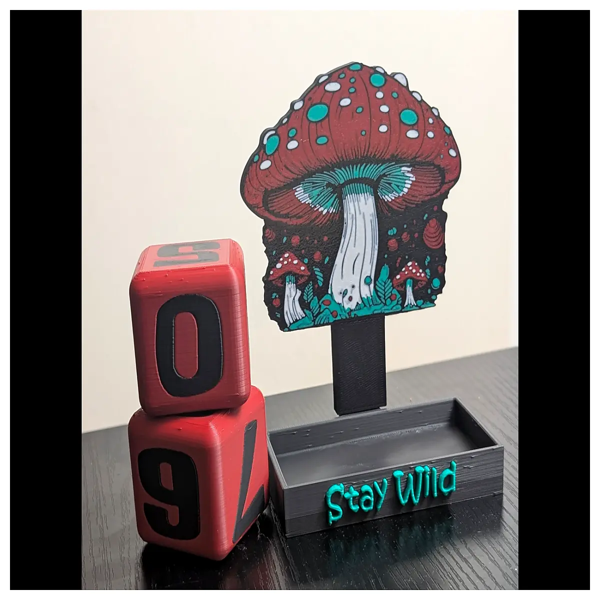 groovy mushroom advent calendar interactive daily surprise toy for kids holiday countdown gift