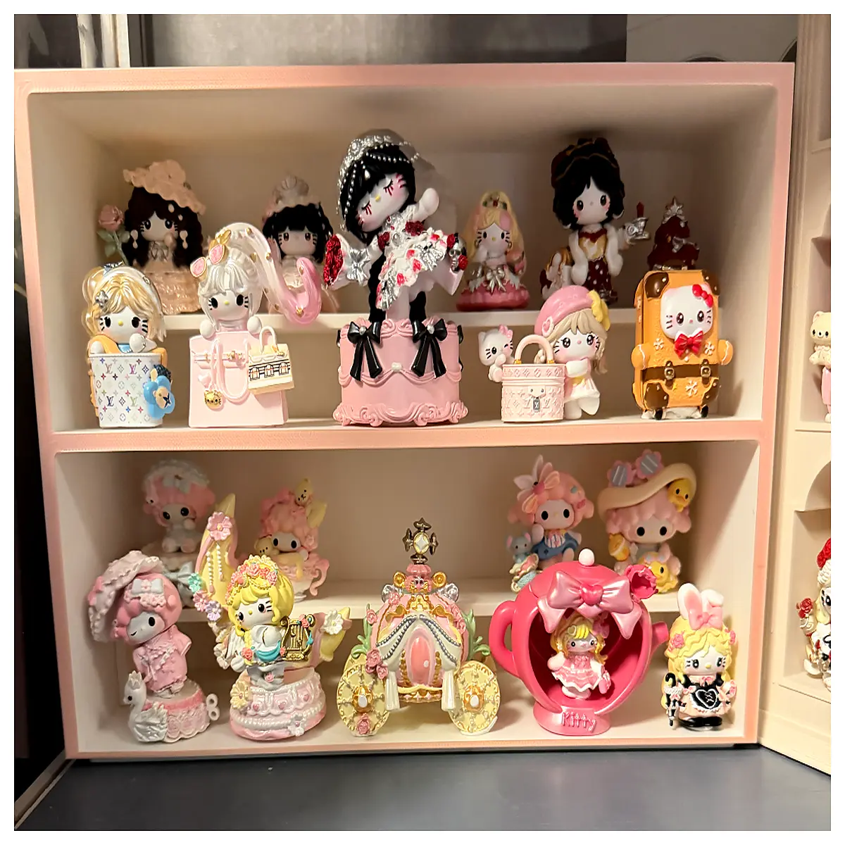 acrylic case for toys collectibles action figures shelves cabinet with glass door lockable storage organizer