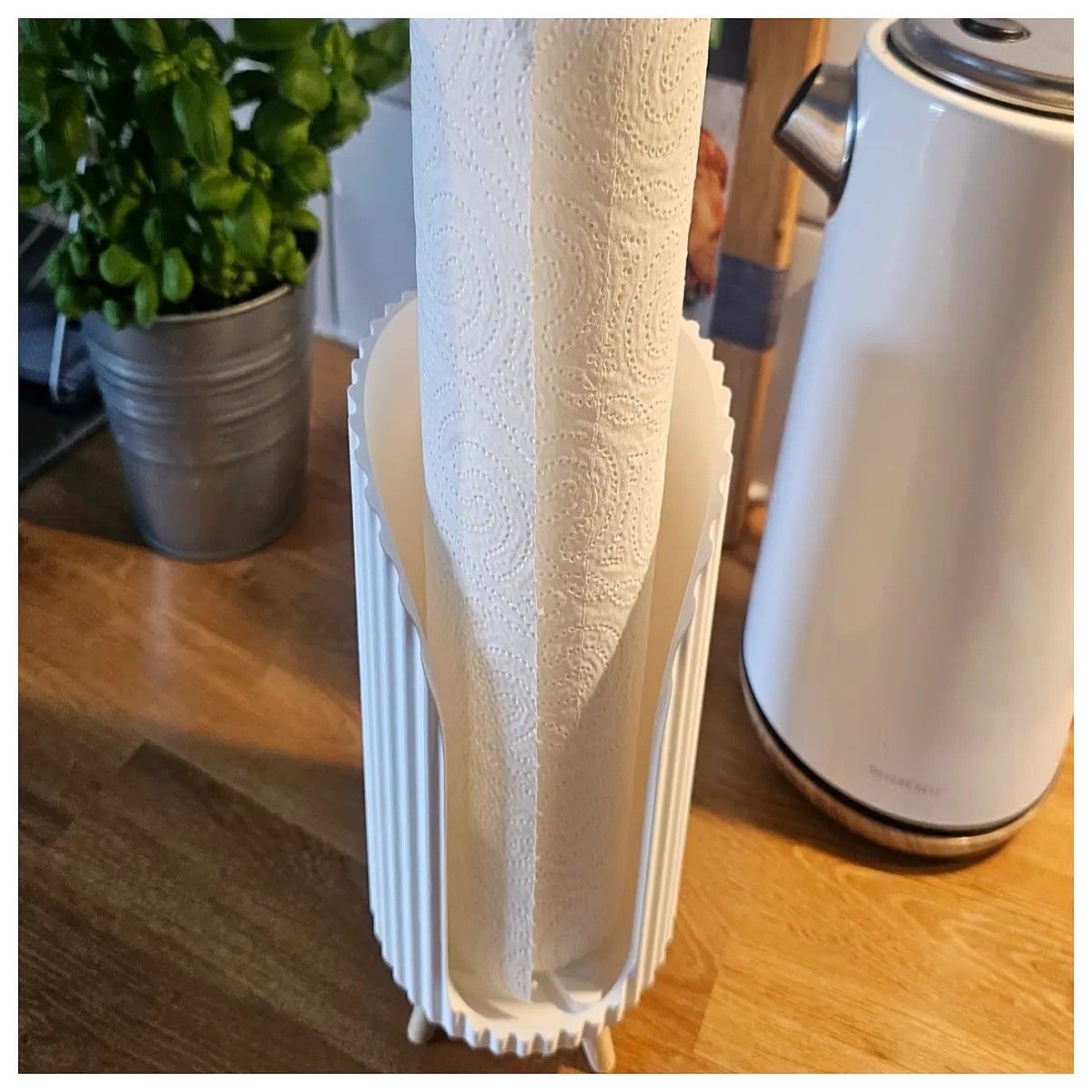 kitchen paper towel holder roll dispenser countertop organizer