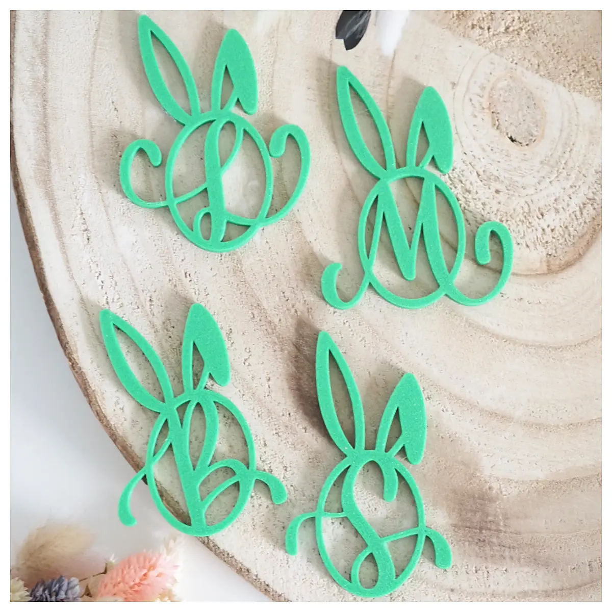 easter alphabet letter hanging ornaments for nursery wall decor baby shower gifts personalized name