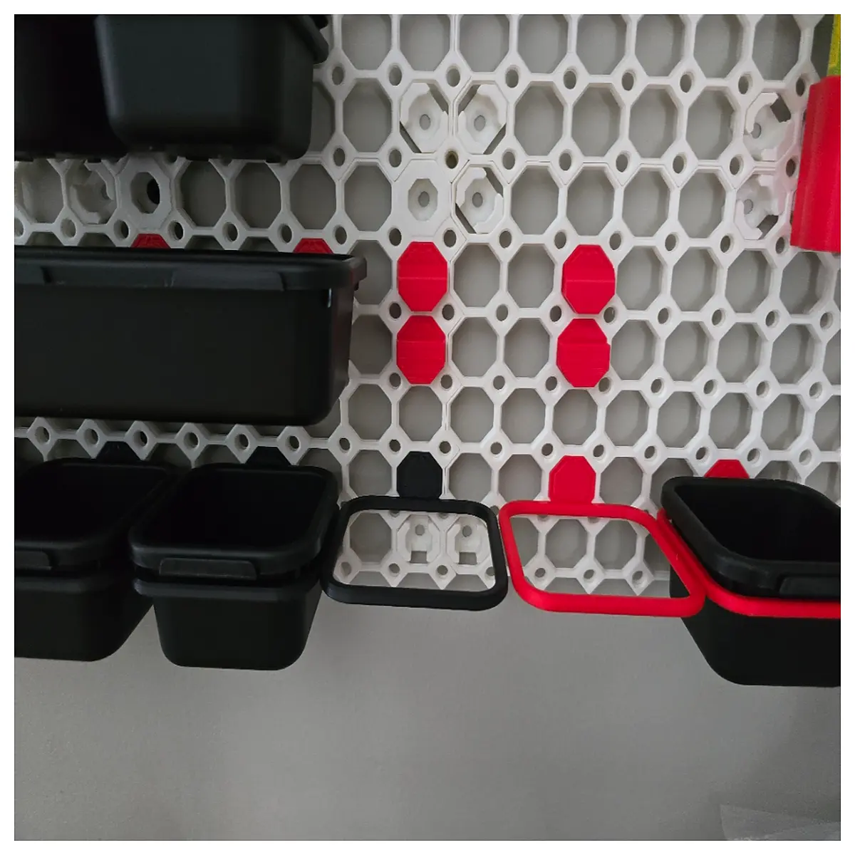 Multiboard Clips for Storage Bins Hanging Hooks Organizer Clips Box Accessories Multi Purpose Clips for Tool Storage