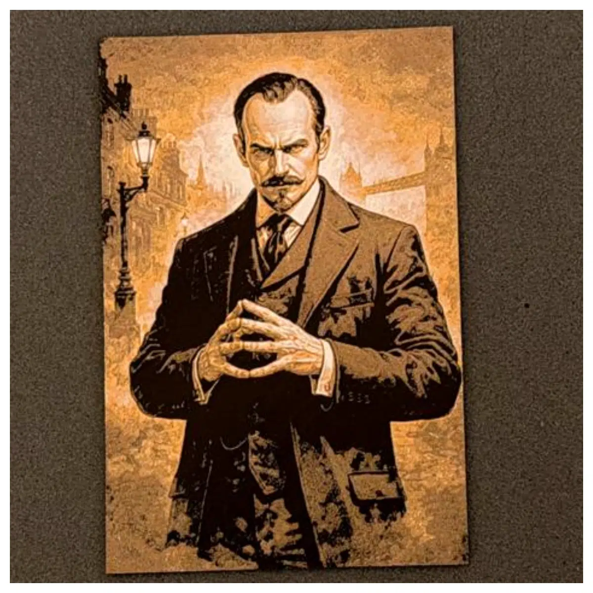 Professor Moriarty s Chroma Canvas Criminal Art Canvas Collectible Modern Art Reproduction Art