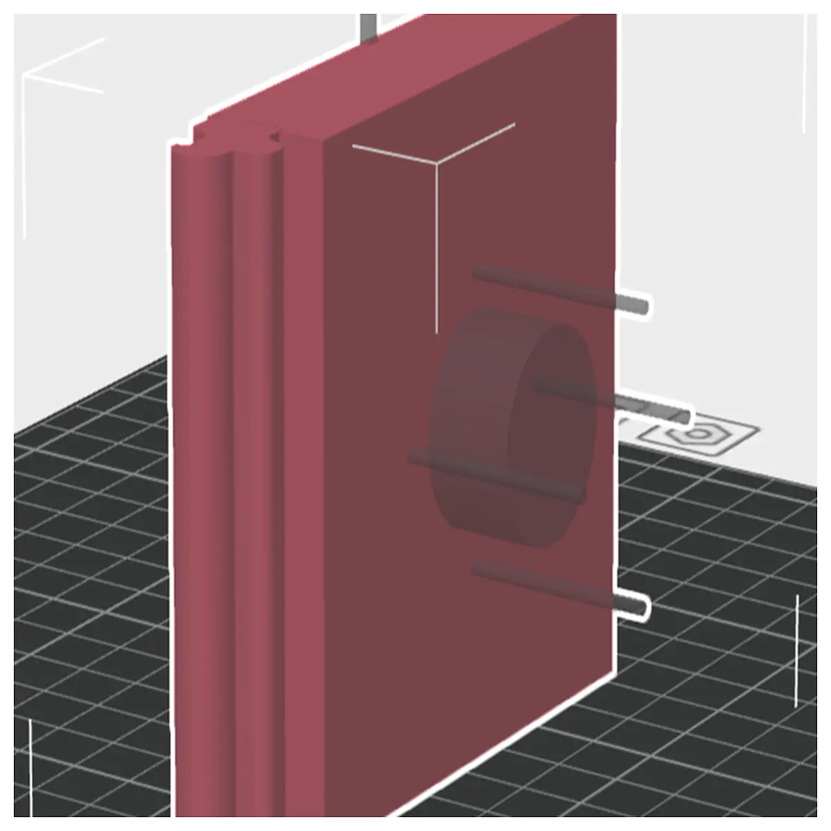 20mm Profile Range Hood Supports Installation Fixing Kitchen Stove Accessories Gas Stove Parts Repair Components