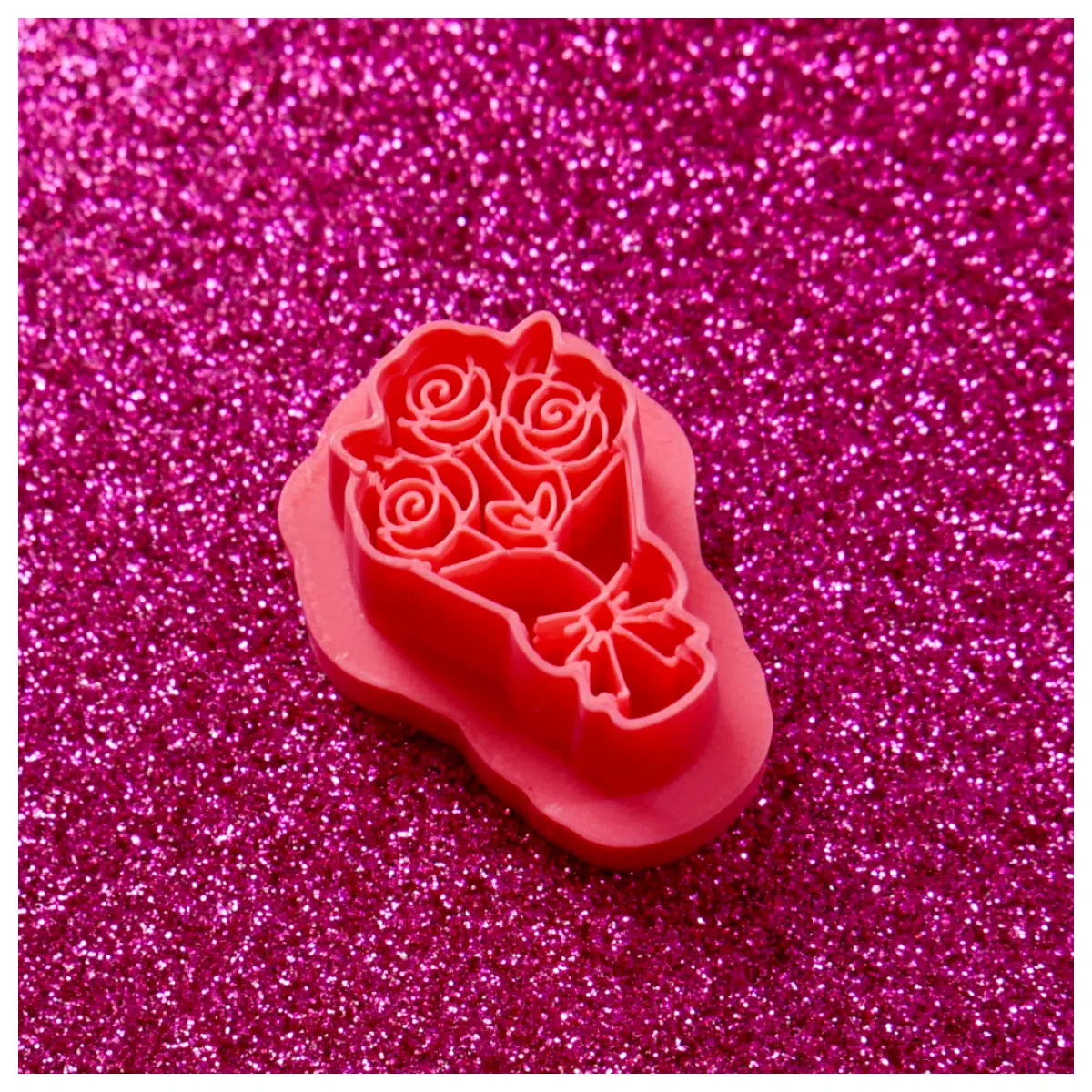 Bouquet Cookie Cutter Soft Clay Shaping Tool DIY Crafting Cake Decorating Flexible Cutter for Baking Sculpting