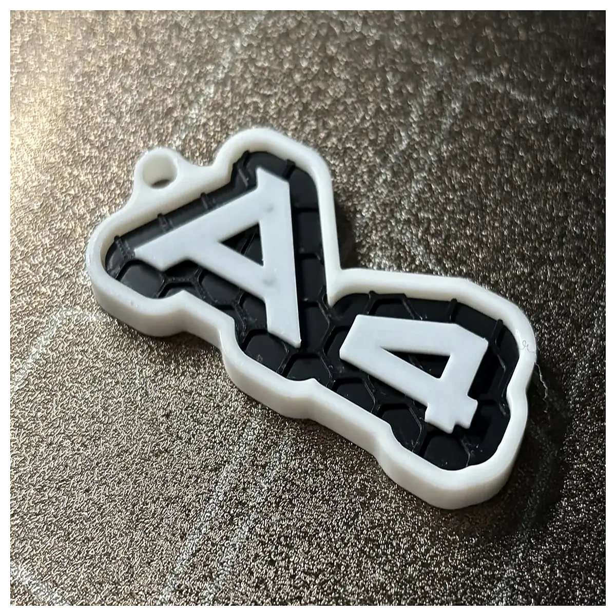 A4 Car Keychain Keyring Decoration Auto Accessory Keychain Collection Car Enthusiast Gift