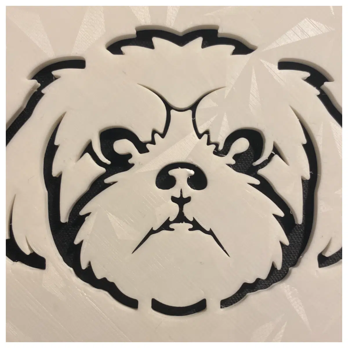 Xishi Dog Coasters Pet Mats Dog Pads Desk Decoration Ceramic Coasters Table Kitchen Dining Supplies