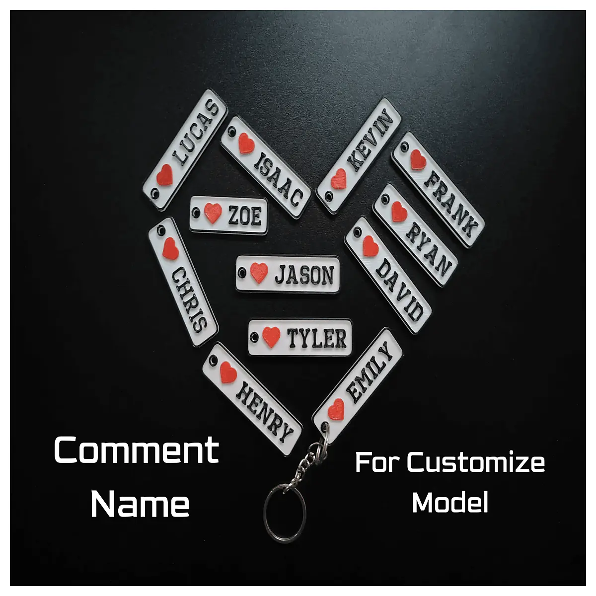 Valentine s Day Keychain Shape Gift Anniversary Decoration Romantic Keepsake Accessory