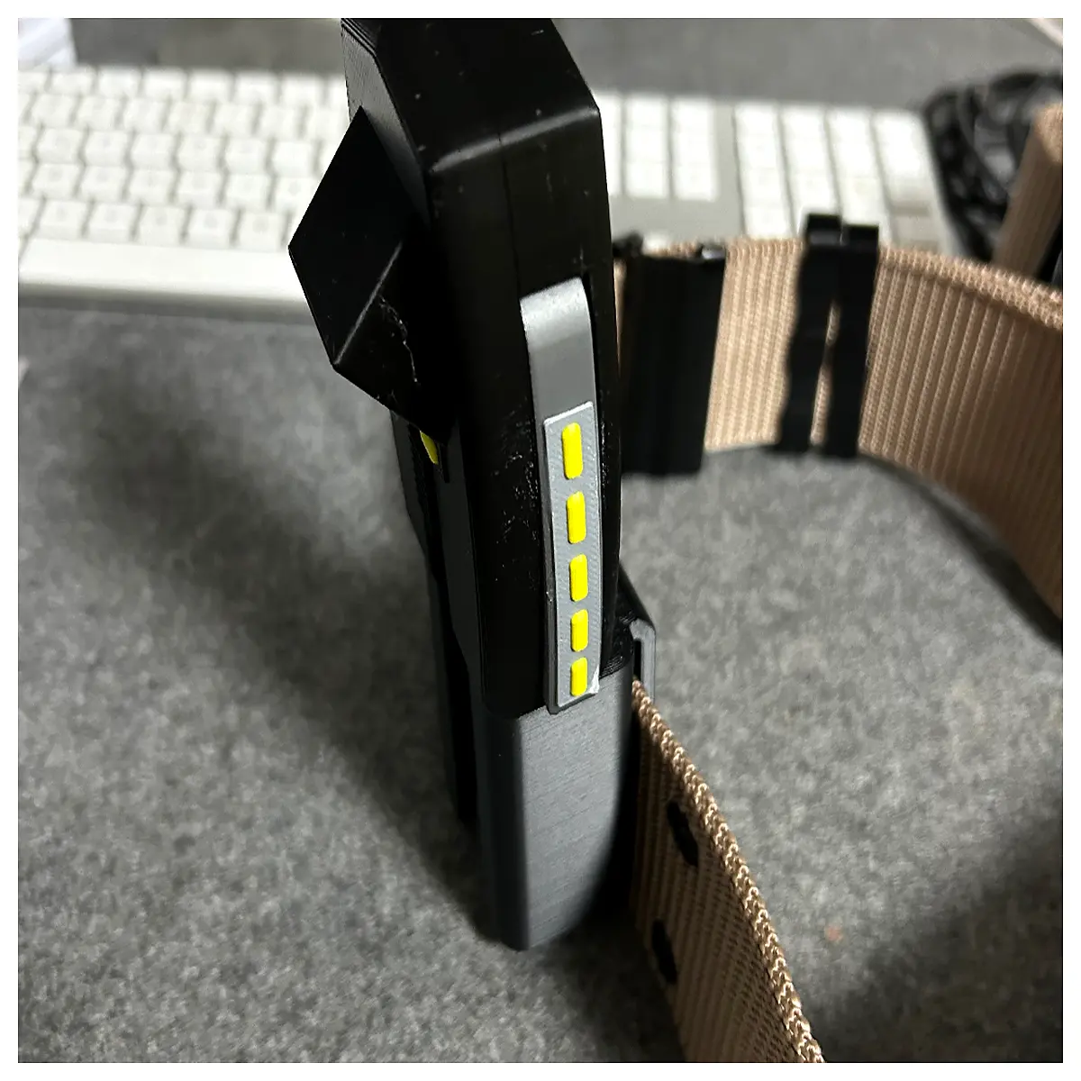 ghostbusters proton pack pke meter belt clip holster strap accessory cosplay prop