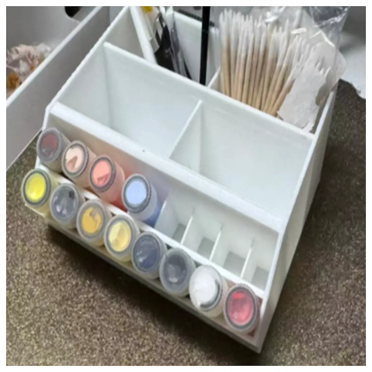 acrylic bjd doll storage organizer boxes for resin artists beginners case