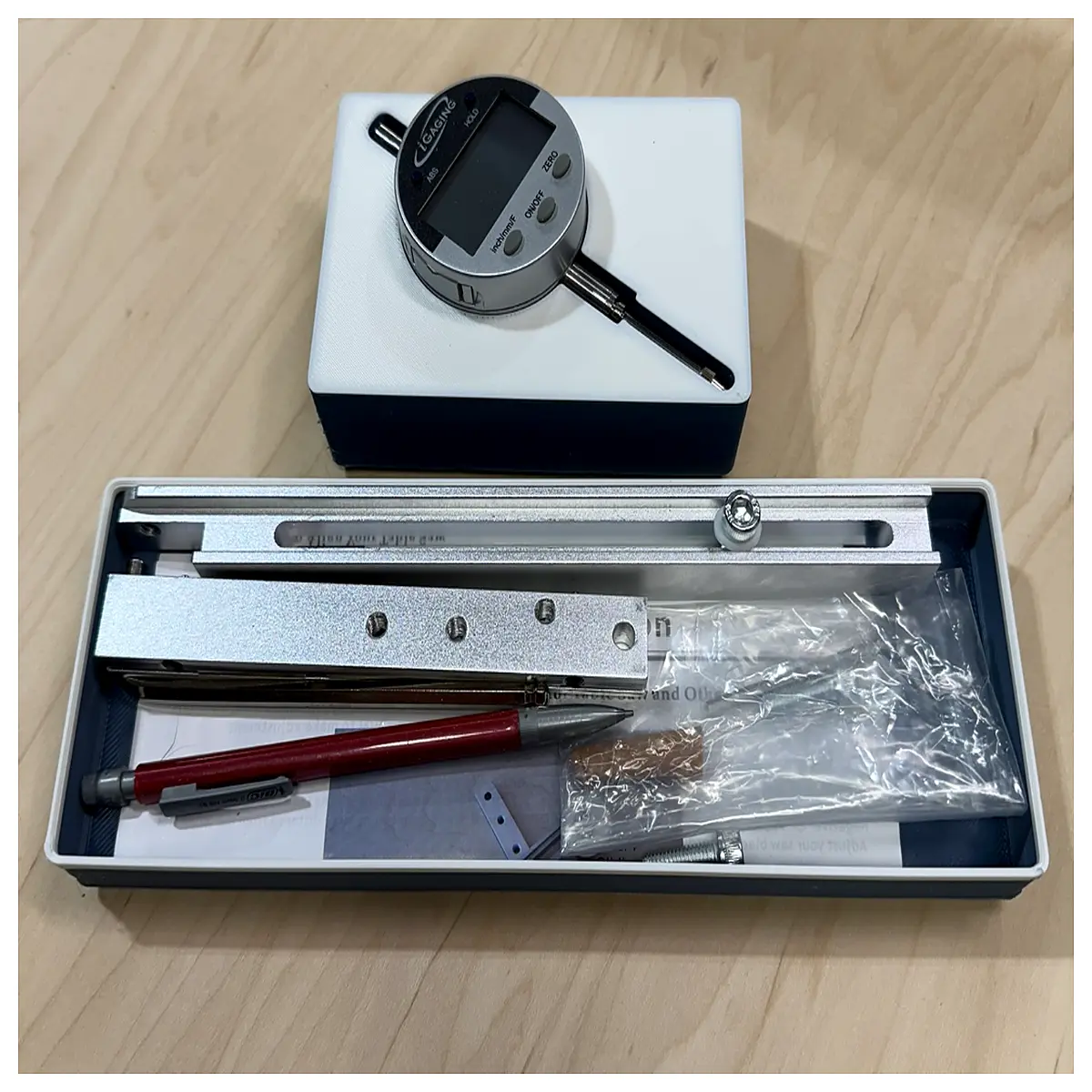 Gridifinity iGaging DigiAlign Desktop Saw Alignment Tool Saw Blade Alignment Desktop Cutting Precision Measurement Tooth Positioning