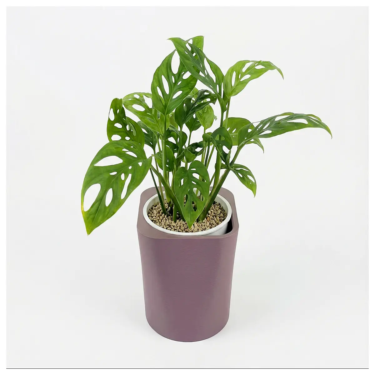Round Planter Self Watering Pots Automatic Control Hanging Flower Pot No Tray Indoor Plant Cachepots