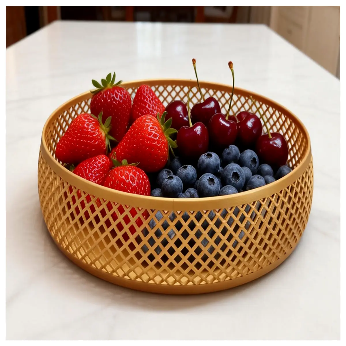 Mesh Storage Basket Kitchen Fruit Basket Nut Basket Vegetable Fruit Organizer Hanging Storage Box Home Storage