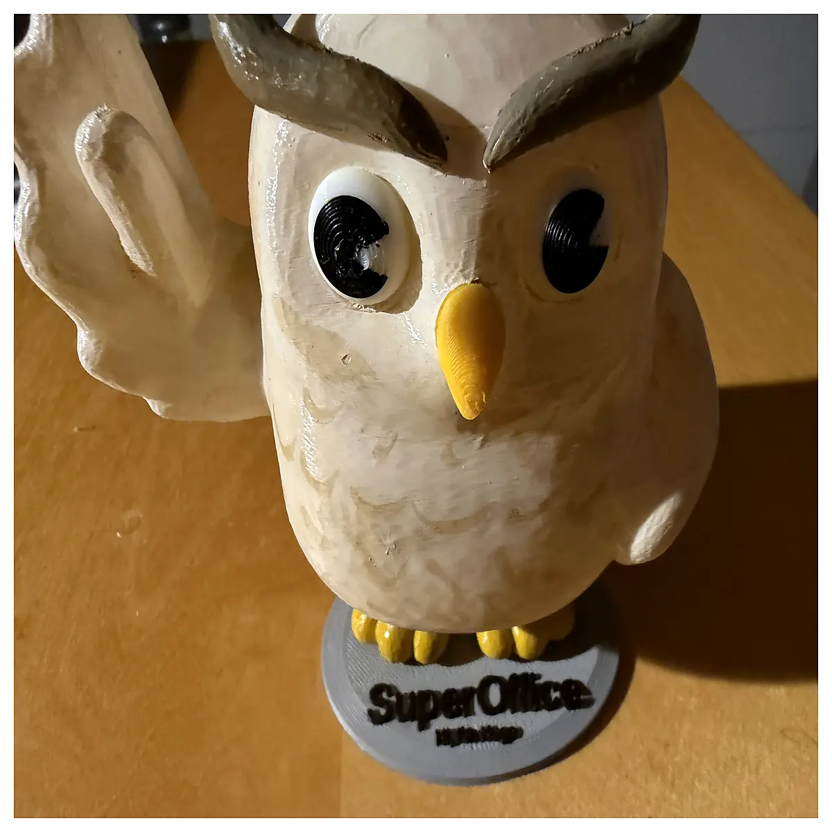 hugo the owl plushie soft toy for kids cute night bird stuffed animal gift educational owl puppet for toddlers
