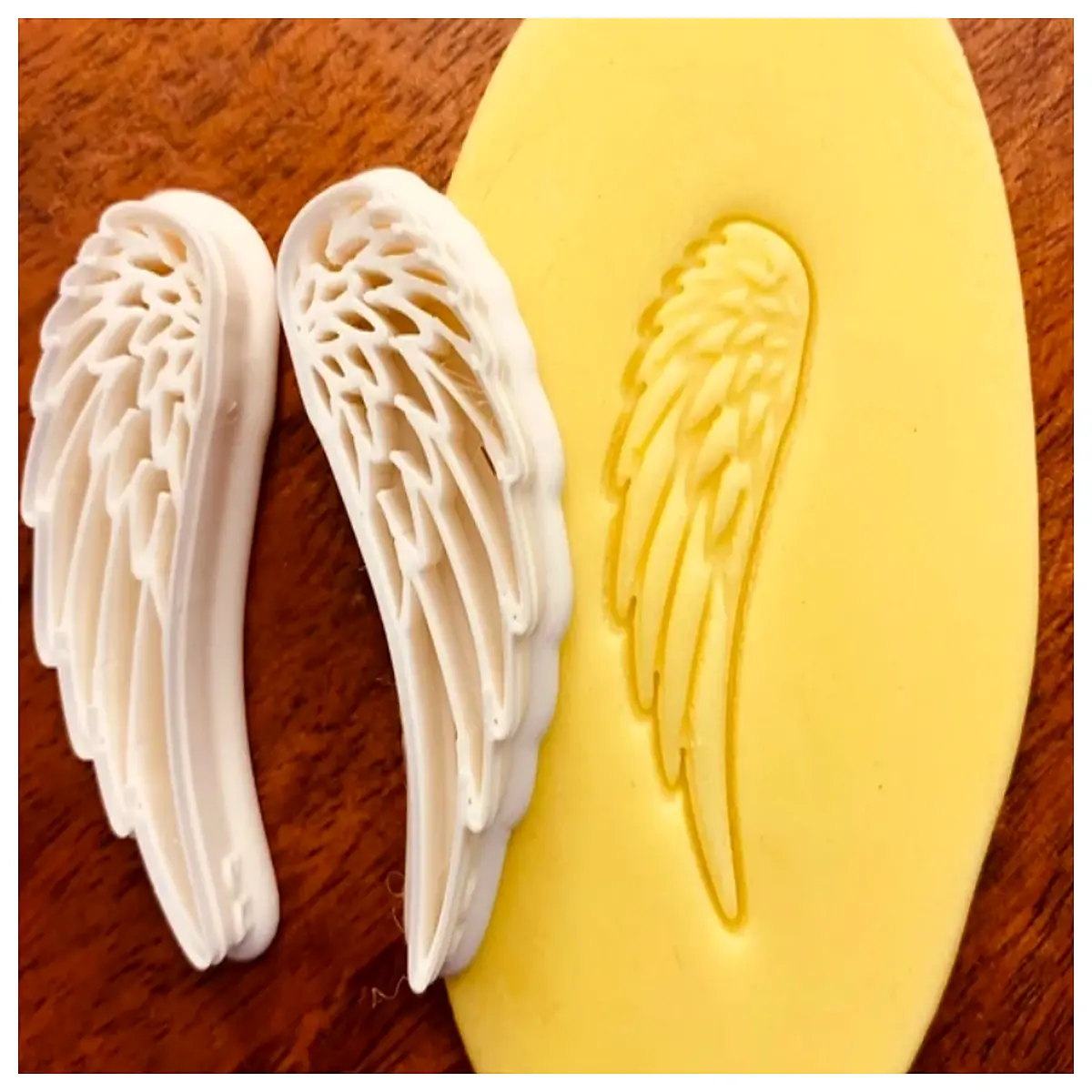 Angel Wings Cookie Cutter Cake Decoration DIY Baking Food Model Wing Slice Template Ideal for Pastry Crafts