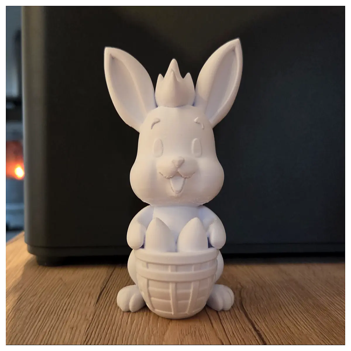 Mohawk Bunny Easter Decoration Small Rabbit Toy Festive Accessory Resurrection Day Figure Realistic Plush
