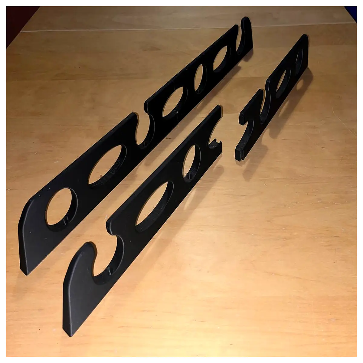 Fishing Rod Wall Mount Holder 4 Rods V2 Fishing Rod Support System Fishing Accessories Tackle Gear
