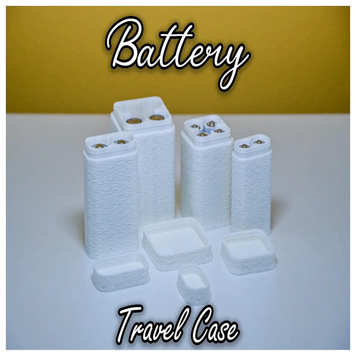 AAAAA Battery Travel Case Charger Storage Box Mobile Phone Battery Protection Case Portable Power Box for Travel Outdoors