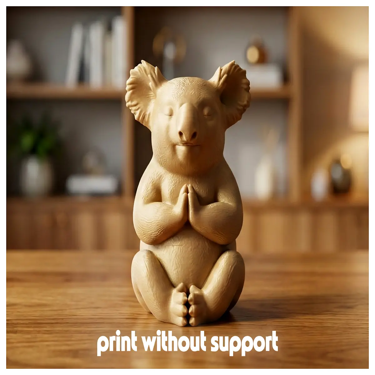 mindful koala plush toy zen australia wildlife gift stress relief soft stuffed animal for meditation decor