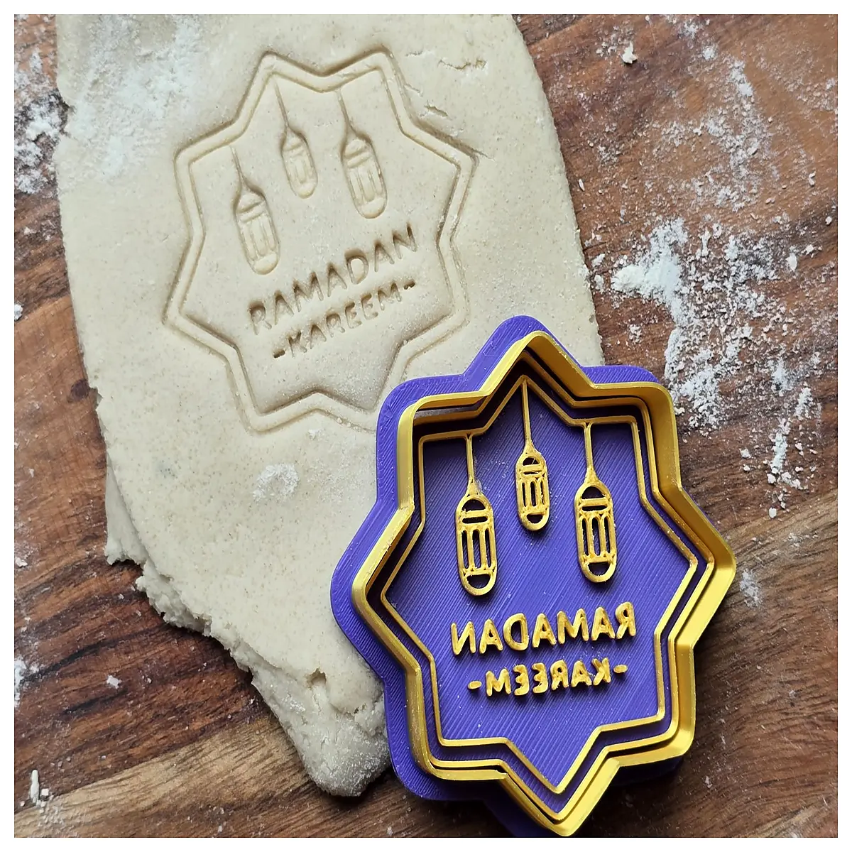 eid al fitr cookie cutters islamic moon star shapes ramadan baking stamps diy cake decorating tools