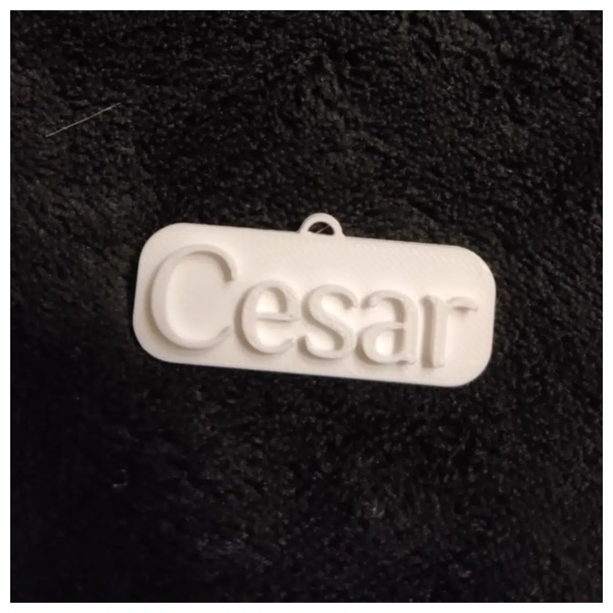 Cesear Keychain Car Keyring Decoration Automotive Accessory Personalized Design Key Charm
