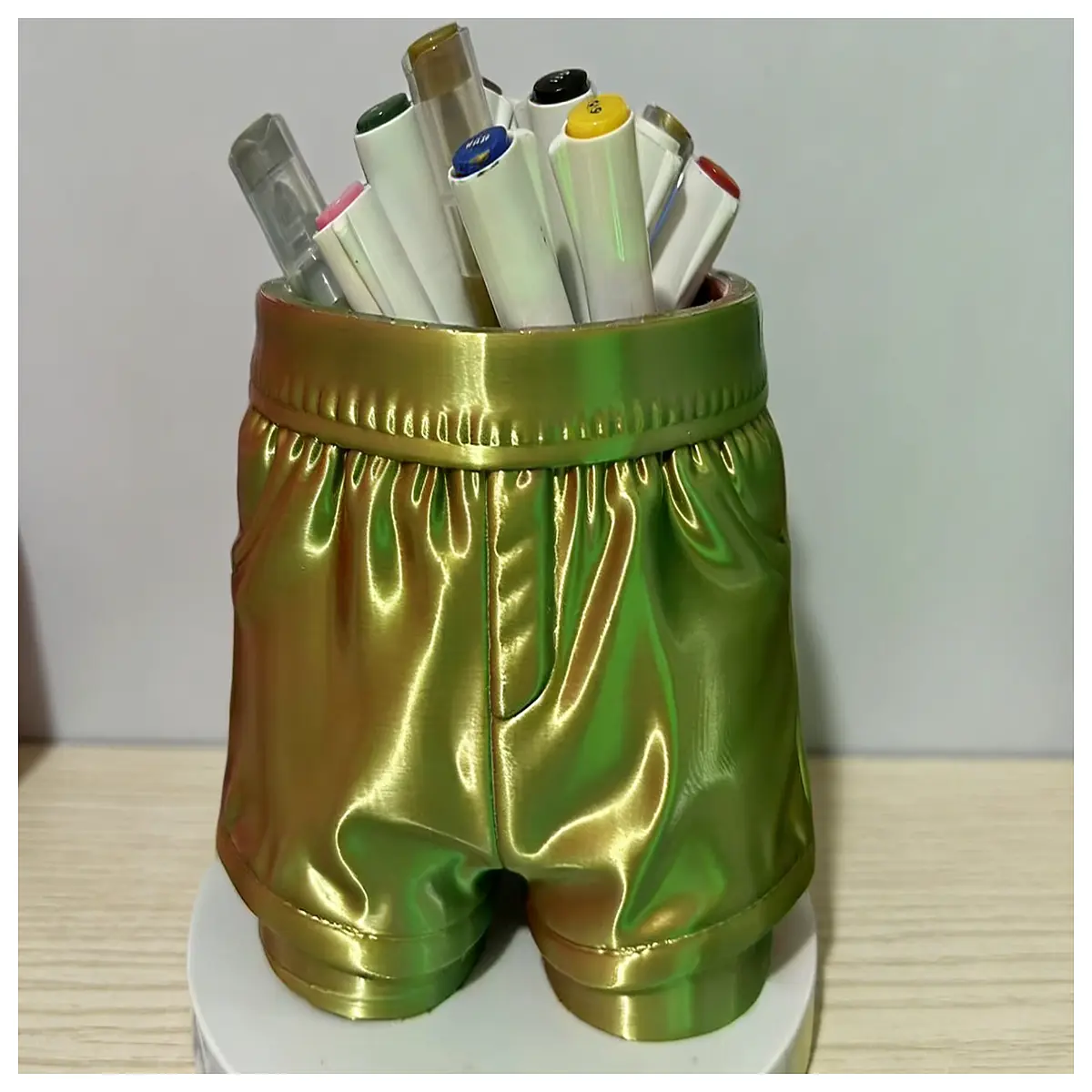 Short Pants Pencil Case Mobile Holder Organizer School Bag Accessories Multi Function Pen Case Small Wallet