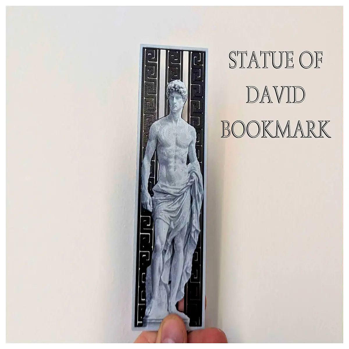 David Statue Bookmark Art Collection Commemorative Classical Sculpture Gift Museum Bookmark Art Lover s Item