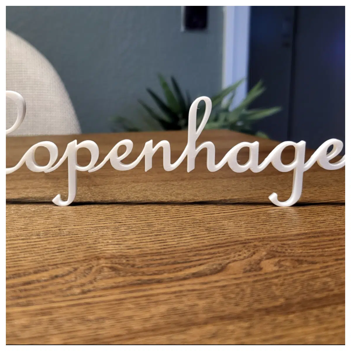 3D Printed Copenhagen City Model Urban Landscape Decoration 3D Printed Architectural Model Home Decor City Souvenir