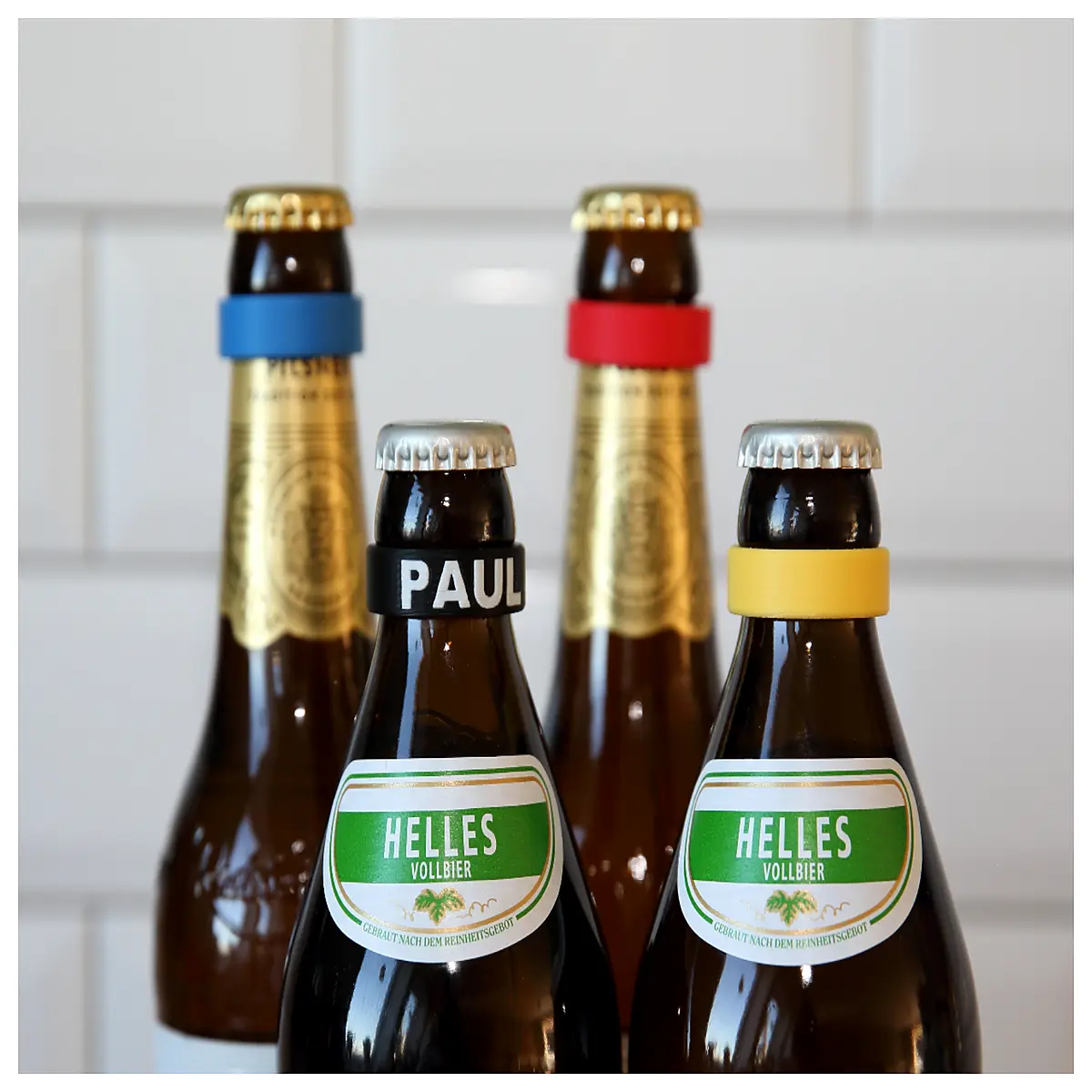 MyBeer Bottle Cap Keychain Beer Label Holder Beer Accessory Collectible Beer Keepsake