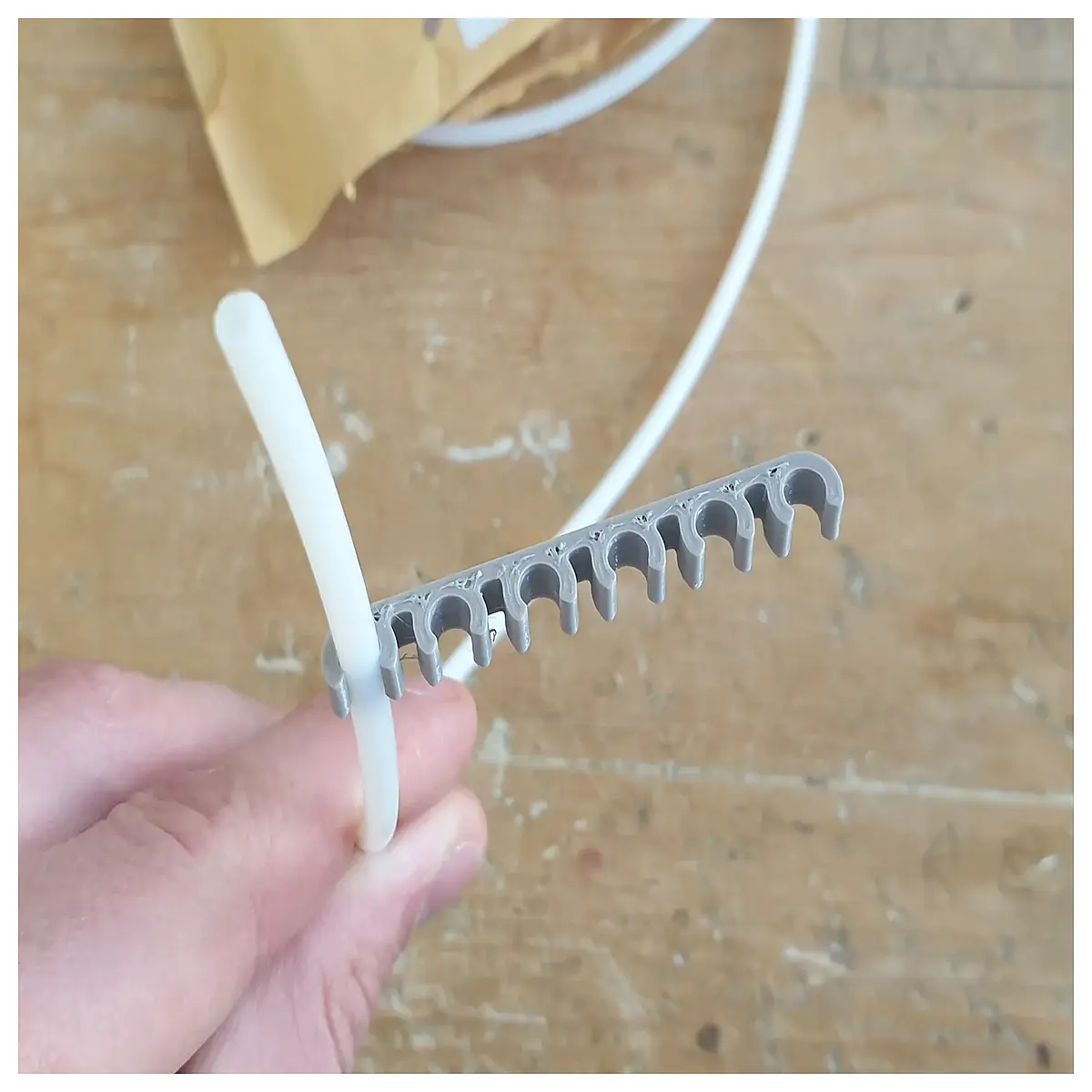 4mm PTFE Tube Clamp Multi Purpose Tube Holder Cable Management Automotive Accessories Electronic Tube Connectors Wire Binding Tool