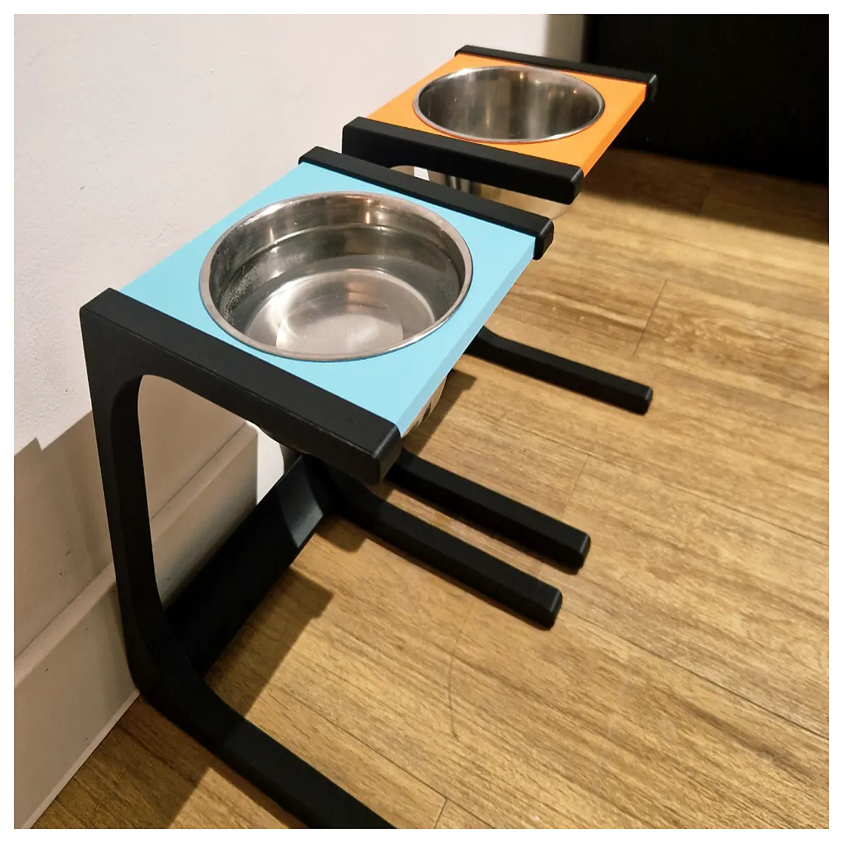Large Dog Bowl Stand Pet Bowl Holder Kitchen Countertop Dog Food Stand Accessory Pet Supplies