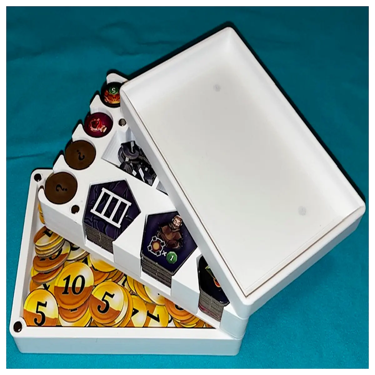 Clank Catacombs Holder Adventuring Party Game Accessory Collection Box Roleplay Tabletop Game