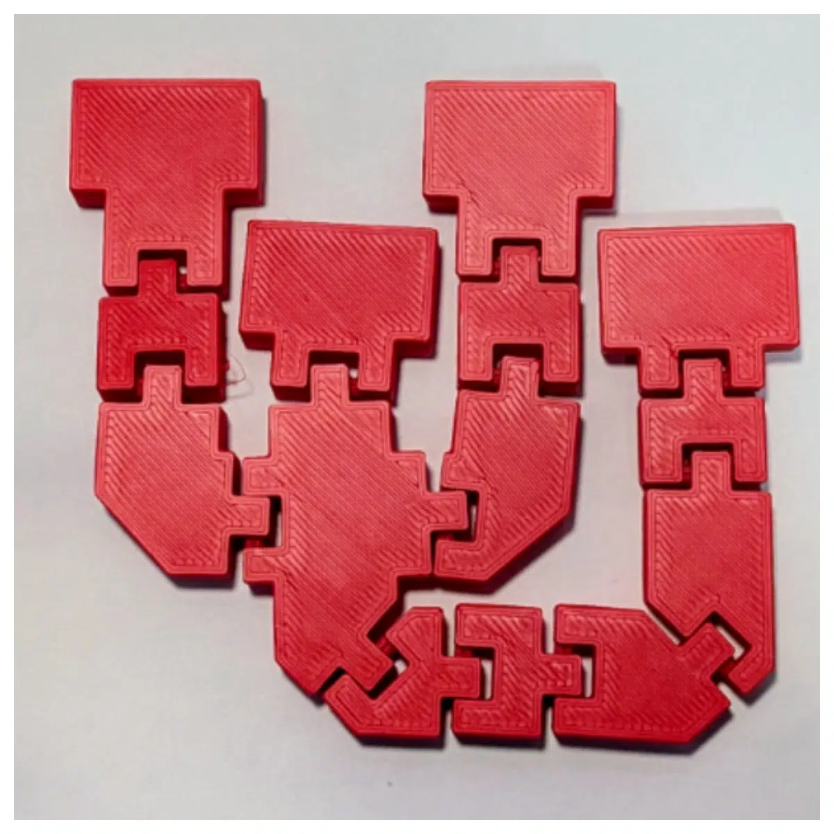 Utah U Lock Movable Joints Toy Rotating Joints Kids Toy Educational Puzzle Baby Learning Safe