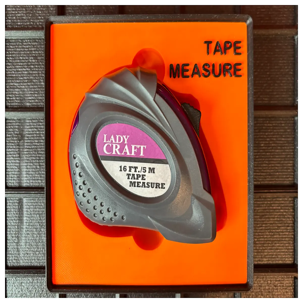 Gridfinity Tape Measure Measuring Tool Desk Organizer Space Planning Tape Measure Accessories Measurement Ruler