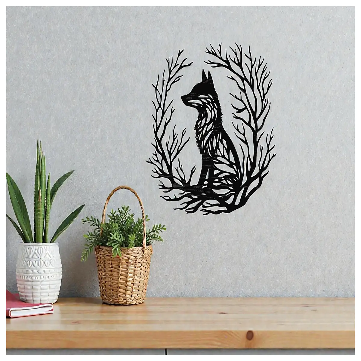 fox wall art canvas prints modern wildlife decor for living room bedroom nursery animal poster